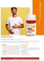 Cúrcuma 30 Cápsulas – Apoyo Articular y Antioxidante Natural
