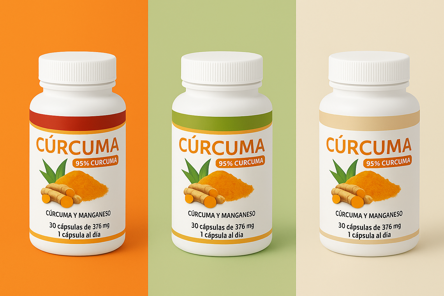 Cúrcuma 30 Cápsulas – Apoyo Articular y Antioxidante Natural