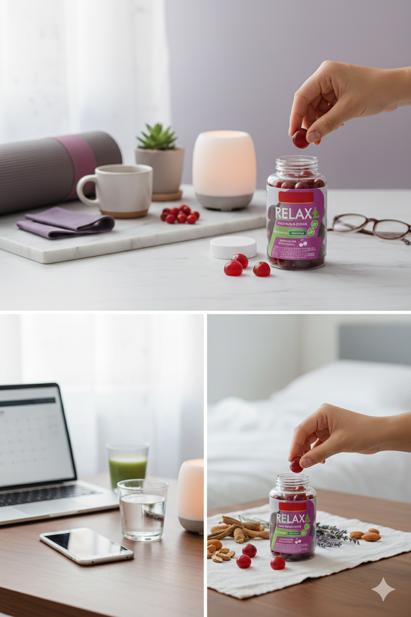 Gominolas Relax 60 Unidades – Sueño Reparador y Antiestrés Natural